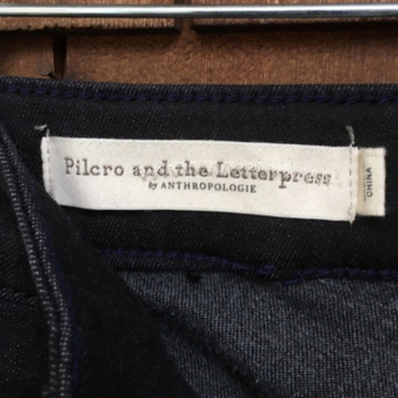 Pilcro High-Rise Ankle Denim Leggings Black 25 - Picture 5 of 7